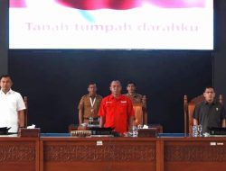 Bupati Sutan Riska Sampaikan Nota Penjelasan Atas Ranperda Pertanggung jawaban APBD Tahun 2023.
