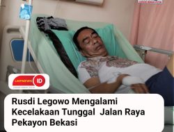 Waketum LMP, Rusdi Legowo Mengalami Kecelakaan Tunggal di Jalan Raya Pekayon Bekasi