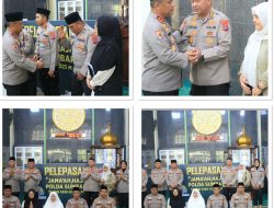 Kapolda Sumbar Lepas Jamaah Haji Personel Polda Sumbar Tahun 1446 H / 2025 M