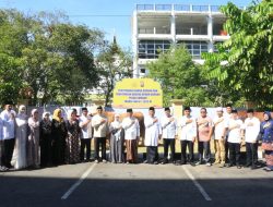 Kapolda Sumbar Laksanakan Penyerahan dan Pemotongan Hewan Qurban Polda Sumbar 1446 H.