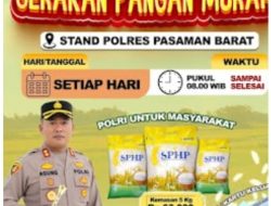 Kapolres Pasaman Barat AKBP Agung Tribawanto Hadirkan Gerakan Pangan Murah, Ringankan Beban Warga di Tengah Tingginya Harga Beras