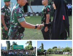 Dandim 0312/Padang Tekankan Disiplin dan Jiwa Kepemimpinan Saat Buka Diklat Bintal Fisdis Mahasiswa Baru STIKES Dharma Landbouw