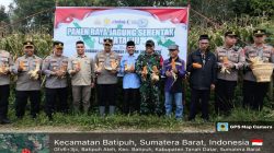 Plh.Danramil 08/BTP Dampingi Kapolres Padang Panjang Hadiri Panen Raya Jagung Serentak Kuartal III Di Batipuh