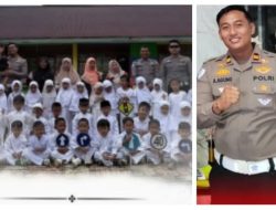Kasat Lantas IPTU A. Agung Ngurah Santa Subrata Warnai Hari Anak TK Pertiwi dengan Polisi Sahabat Anak