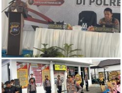 Kapolda Sumbar Irjen Pol Gatot Tri Suryanta Kunjungi Polres Sijunjung, Beri Arahan dan Serahkan Bansos