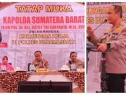 Kapolres Dharmasraya AKBP Purwanto Apresiasi Arahan Kapolda Sumbar dalam Kunjungan Kerja