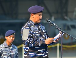 Kafasharkan Pesud Pimpin Apel Khusus Peringatan Hari Kesehatan TNI AL