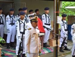 Upacara Pemakaman Militer, Lanudal Tanjungpinang Beri Penghormatan Terakhir Alm Serma Mes (Purn) Suhartono