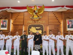 Wadan Kodaeral V Hadiri Upacara Peringatan Hari Jadi Ke-80 Provinsi Jawa Timur