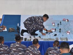 Perkuat Strategi Tempur Laut TNI AL, Kodiklatal Pimpin Uji Doktrin Opsfib Lewat Tactical Floor Game