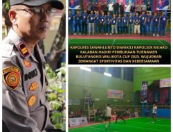 Kapolsek Muaro Kalaban IPTU Doni Fatrizal, S.H. Wakili Kapolres Sawahlunto di Pembukaan Walikota Cup 2025