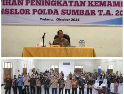 AKBP Fakhrur Rozie Buka Pelatihan Konselor Polri: Biro SDM Polda Sumbar Siapkan Personel Bermental Tangguh