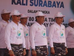 Bersama Pemprov Jatim, Dankodaeral V Ikuti Susur Sungai Brantas Dalam Rangka HUT Provinsi Jatim & World Clean Up Day 2025.