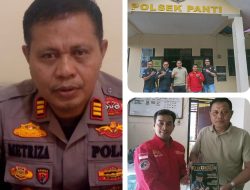 Empat Pemred Kota Padang Jalin Silaturahmi di Polsek Panti, Kapolsek AKP Metrizal Hendri Sambut Hangat
