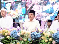 Perwira Lanudal Juanda Hadiri Acara Haul Akbar Pengajian dan Sholawat Bersama Majelis Azzahir ‎