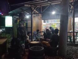BABINSA KORAMIL 11/TANJUNG EMAS LAKSANAKAN PATROLI BERSAMA TOKOH PEMUDA DI NAGARI KOTO TANGAH