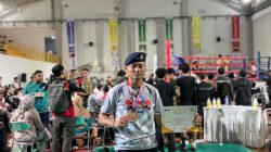 Torehkan Prestasi Juara 3 Kickboxing, Prajurit Lanudal Biak Angkat Nama Satuan