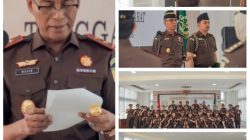 Muhibuddin Lantik 8 Kajari, 1 Asisten, 1 Koordinator, dan 1 Kabag TU di Kejati Sumbar