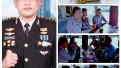 Atensi Dirlantas Kombes Pol Reza Chairul Akbar Sidiq, Personel Subdit Gakkum Ngopi Bareng Sopir Truk di Terminal Bandar Buat