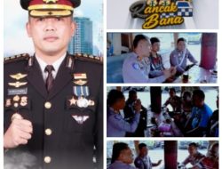 Atensi Dirlantas Kombes Pol Reza Chairul Akbar Sidiq, Personel Subdit Gakkum Ngopi Bareng Sopir Truk di Terminal Bandar Buat