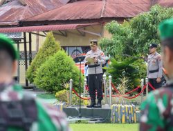 Polres Pasaman Barat Menggelar Apel Kesiapan Dalam Rangka Tanggap Darurat Bencana 2025