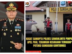 Personel Polres Sawahlunto Ditempa Jadi Garda Terdepan Keamanan di Bawah Komando Kapolres Simon Yana Putra