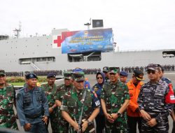 Inspektur Puspenerbal Hadiri Latihan Kesiapsiagaan Operasional (LKO) Koarmada RI Tahun 2025