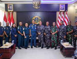 DANKODAERAL IX AMBON TERIMA _COURTESY CALL_ KEPALA KANTOR KESYAHBANDARAN DAN OTORITAS PELABUHAN (KSOP) KELAS I AMBON