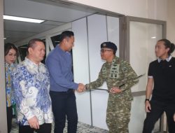 Percepatan Pembangunan Infrastruktur, Danlanudal Manado berikan layanan Dukyanbang Menkoinfra RI