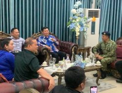Dukyanbang Danlanudal Manado Akhiri Kunjungan Kerja Menkoinfra RI di Sulawesi Utara