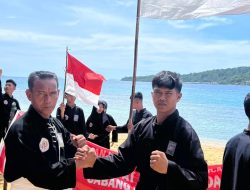 Komandan Lanudal Matak Pimpin Jalannya Ujian Kenaikan Tingkat Pencak Silat PSHT