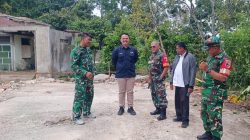 Pasi Ter Kodim 0307/Tanah Datar Dampingi PT Agrinas Sumbar Tinjau Lokasi Pembangunan KDKMP di Nagari Salimpaung