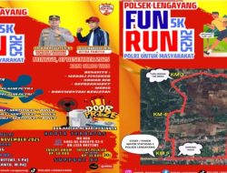 Iptu AA Regy Hidupkan Semangat Kebersamaan Lewat Fun Run Polsek Lengayang 2025