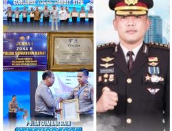 Kombes Pol Reza Chairul Akbar Sidiq Pimpin Ditlantas Polda Sumbar Raih Penghargaan Nasional