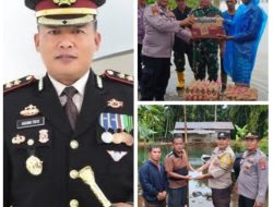 Kapolres Pasaman Barat AKBP Agung Tribawanto Gerakkan Personel Bantu Warga Terdampak