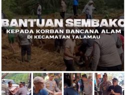 Kapolres AKBP Agung Tribawanto Pimpin Langsung Penyaluran Sembako ke Lokasi Banjir dan Longsor Pasbar