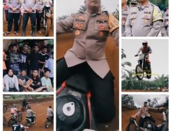 AKBP Agung Tribawanto Turun ke Trek: Kapolres Pasbar Ikut Panaskan Latihan Grasstrack Peduli Bencana