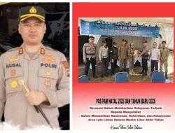 AKBP M. Faisal Perdana Pastikan Pos PAM Nataru 2025–2026 Solok Selatan Siap Layani Masyarakat