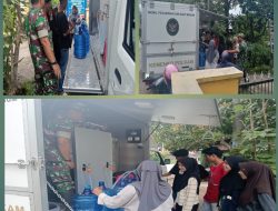 Masyarakat Sambut Air Bersih Mobil RO Bantuan Kemenko Polkam