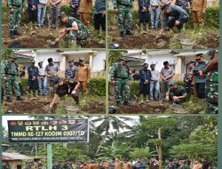 Bupati Tanah Datar Tinjau RTLH Sasaran Fisik Tambahan TMMD Ke-127 di Nagari Pagaruyung