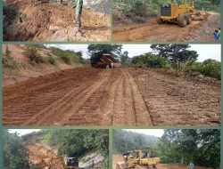 Progres Capai 35 Persen, Satgas TMMD Ke-127 Kodim 0307/Tanah Datar Terus Kebut Pembukaan Jalan di Nagari Pagaruyung