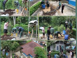 Program Unggulan Kasad, Satgas TMMD Ke-127 Kodim 0307/Tanah Datar Bangun Sumur Bor untuk Warga Pagaruyung