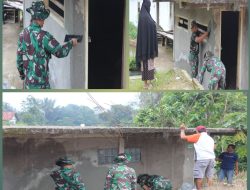 Fasilitas Ibadah Lebih Nyaman, TMMD Ke-127 Kodim 0307/Tanah Datar Benahi MCK Mushola