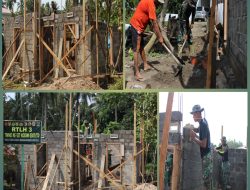 Semangat Ibadah dan Pengabdian, TMMD Ke-127 Keb ut Rehab Rumah Warga
