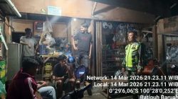 Personel Koramil 08/Batipuh Bersama Tomas Laksanakan Patroli Siskamling Kolaborasi di Wilayah Batipuh.