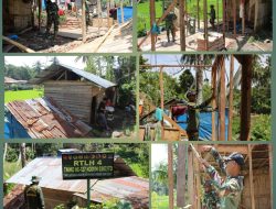 TMMD Ke-127 Kodim 0307/Tanah Datar Mulai Rehabilitasi Rumah Bapak Muliadi