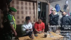 Perkuat Kamtibmas, Sertu Syafrizal Babinsa Koramil 06 Sungayang Gelar Patroli Siskamling Bersama Tokoh Masyarakat