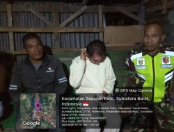 Perkuat Keamanan Wilayah, Serka M. Ali Babinsa Koramil 05/X Koto Gelar Patroli Siskamling Bersama Warga