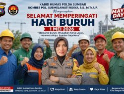 Hari Buruh di Sumbar, Susmelawati Rosya Tampilkan Wajah Humanis Polri di Tengah Pekerja