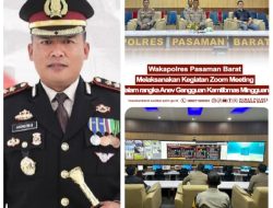 Atensi Kapolres Pasbar Menguat, Wakapolres Pimpin Evaluasi Kamtibmas Terpadu